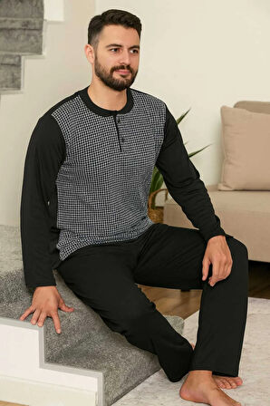Erkek Pijama Takımı %100 Pamuk