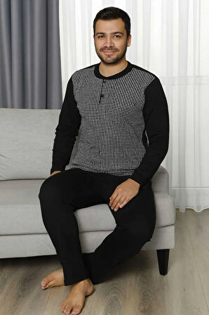 Erkek Pijama Takımı %100 Pamuk