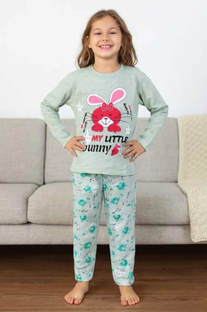 Çocuk Pijama Takımı %100 Pamuk