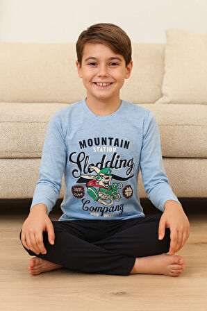 Erkek Çocuk Pijama Takımı %100 Pamuk