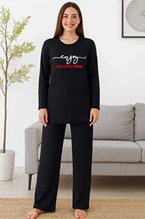 Kadın Pijama Takımı %100 Pamuk