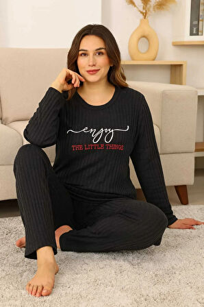 Kadın Pijama Takımı %100 Pamuk