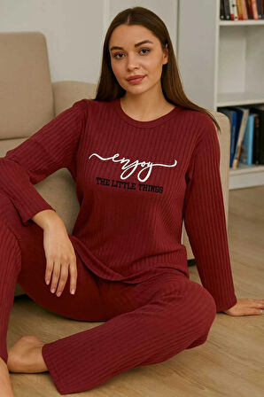 Kadın Pijama Takımı %100 Pamuk