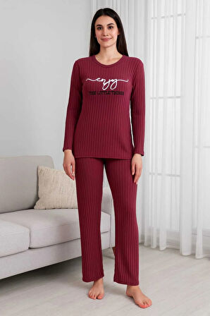 Kadın Pijama Takımı %100 Pamuk