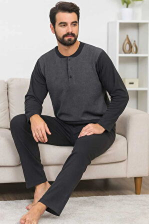Erkek Pijama Takımı %100 Pamuk