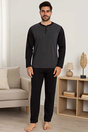 Erkek Pijama Takımı %100 Pamuk