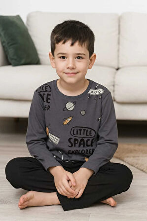 Erkek Çocuk Pijama Takımı %100 Pamuk