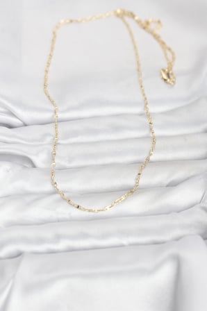 Cm 14K Gold Renk Gemici Zincir Model 60 Cm Kadın Kolye
