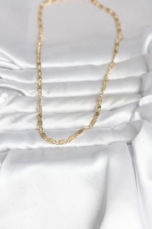 Cm 14K Gold Renk Lazer Model 45 Cm Kadın Kolye
