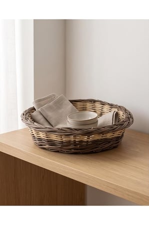 Dekoratif Çok Amaçlı Sele Sepet %100 El yapımı 44×14 cm