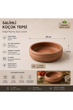 Salihli Toprak Küçük Boy Tepsi