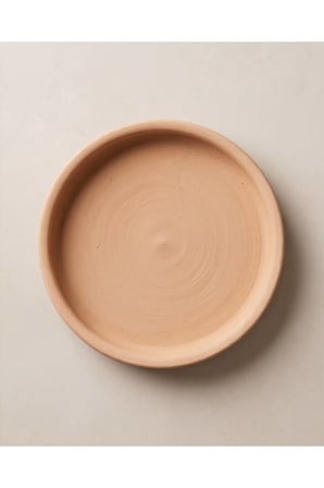 Doğal Toprak Pizza Tepsisi %100 El Yapımı - 35 Cm