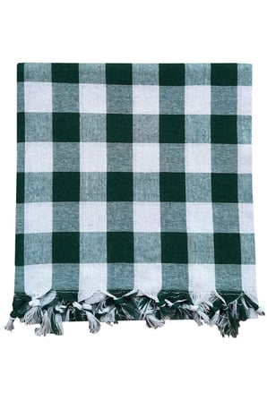 150X150 Cm Kareli Yer Sofra Bezi Piknik Masa Örtüsü Saçaklı