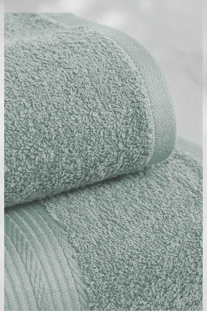2 Parça Battal Lüks Premium Banyo Spa Havlu Takımı 90X160 Cm Açık Gri