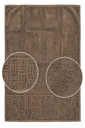 El Yüz Havlusu 50X90 Cm %100 Pamuk Kısmi Kadife Vento Vizon