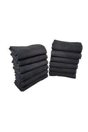 12Li Paket Boya Tutmayan Mikrofiber El Yüz Spor Kuaför Havlusu 50X90 Cm