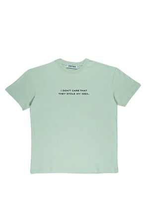 Lenithra Nikola Tesla Sırt Baskılı Unisex Oversize T-shirt Gri / S