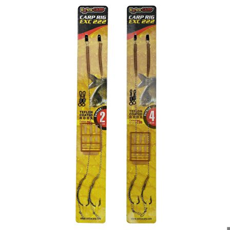 Exc 222 Sazan Boili Takımı Teflon İğneli 25lb 2