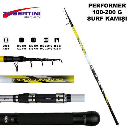 Performer Surf Kamış 100-200 Gr 390 cm