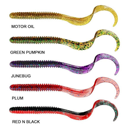 Savage Gear Rib Worm 9cm 3gr 10 Adet Yapay Balık Junebug