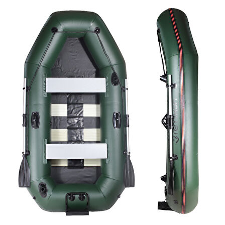 REMIXON 2.40M*128CM 0.70MM IZGARA TABAN ŞİŞME BOT (ARMY GREEN) Standart-Standart
