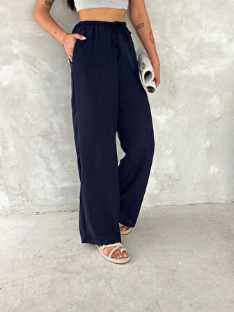 Teusta Ayrobin Oversize Pantalon - Lacivert