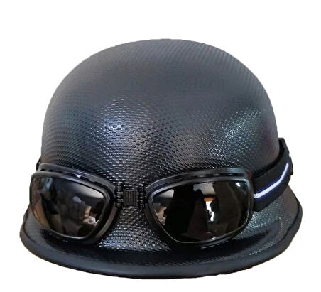 TEX 130 BRT Miğfer Kask / Gözlüklü nazi kaskı