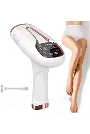 Evde Kullanıma Uygun Yoğun Atımlı IPL Buz Lazer-9 Aşamalı Güç-999.999 Atım Kablolu Lazer-TF002