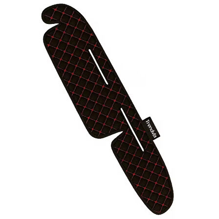 Tofaş Şahin Doğan Kartal Kırmızı Nakışlı Kapitone Yüksek Torpido Örtüsü – Ön Göğüs Torpido Kaplama & Koruma Kılıfı