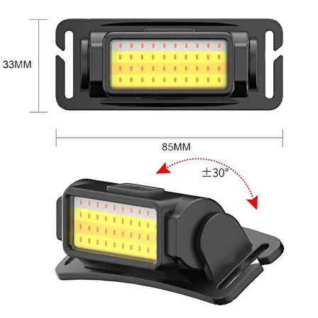 50 Cob Led Kafa Lambası Watton Wt-650