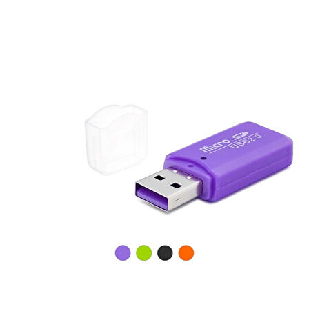 Card Reader Usb Mıcro Sd Çok Renkli HDX7024
