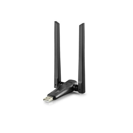 Usb Wıfı Adaptor Ac650 2.4Ghz&5Ghz Rtl8811Cu Wifi5 Siyah UAC23D