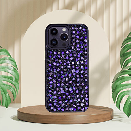 İPHONE 14 PRO  MERCAN CASE DERİN MOR