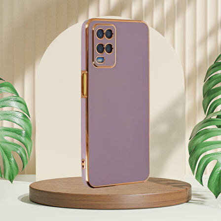 OPPO A54  ŞANZELİZE KILIF LİLA
