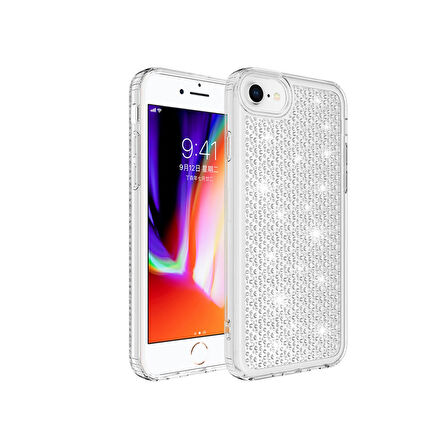İPHONE 7/8/SE SNOW SİLİKON KAPAK ŞEFFAF