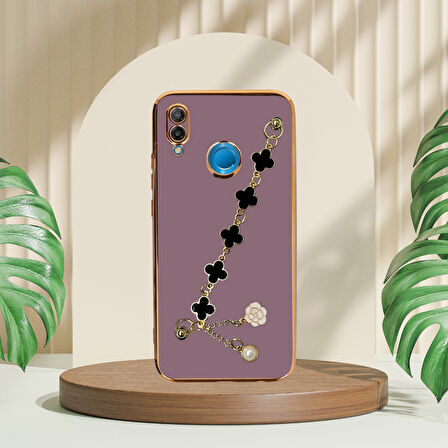HUAWEİ P20 LİTE ELÇEK ŞANZELİZE KILIF LİLA