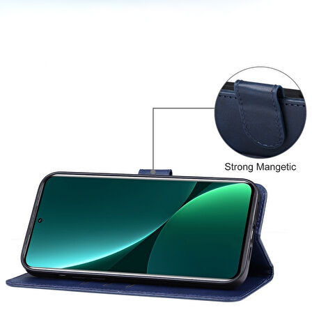 XİAOMİ REDMİ 10C  KARTLIKLI CÜZDAN KILIF (DELUXE WALLET CASE)  LACİVERT