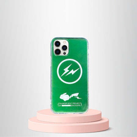 İPHONE 11 PRO MAX BASKILI RENKLİ TRANSPARAN KILIF  TİER COVER KOYU YEŞİL