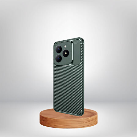 Realme C61 Tlp Focus Karbon Kapak YEŞİL