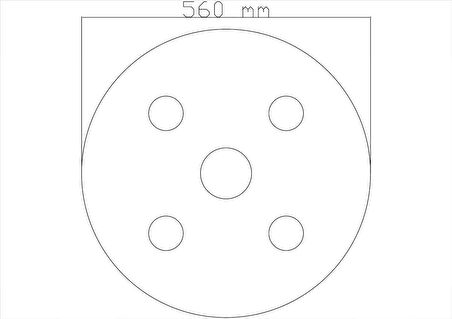 Motifpiyer Tavan Spot Göbek Tsg-81-56Cm Çap