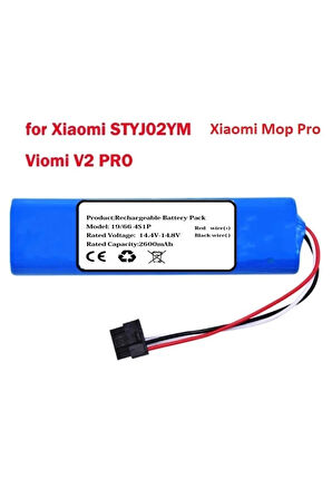 Mi Robot Vacuum Mop Pro STYTYJ02YM Uyumlu 14.8v 2600 Mah Batarya
