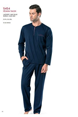 5454 Penye Uzun Kol 4 Mevsimlik Çeyiz Pijama Takımı