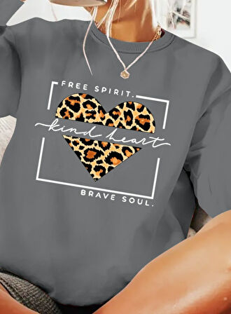 leyla sanat sanata yeni bir bakış açısı Kadın Uzun Kollu Bisiklet Yaka Desenli Viskon Iki Iplik Bluz