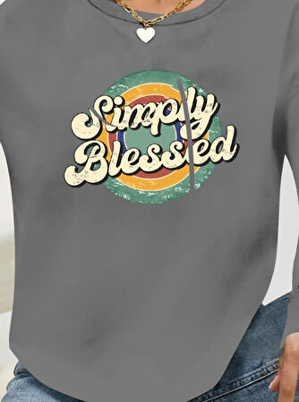 leyla sanat sanata yeni bir bakış açısı Kadın Uzun Kollu Bisiklet Yaka Viskon Iki Iplik Bluz