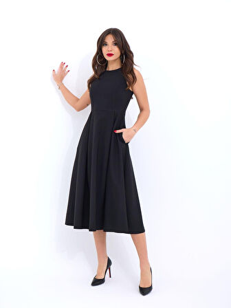 leyla sanat sanata yeni bir bakış açısı 7182 ELBİSE-SİYAH