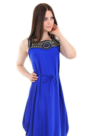 leyla sanat sanata yeni bir bakış açısı 1512 Önü Nakışlı Elbise - Saks