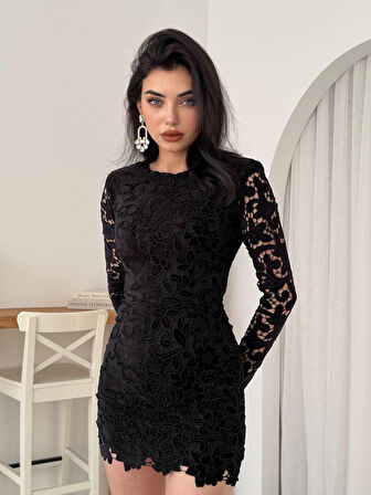 leyla sanat sanata yeni bir bakış açısı Suff Çiçek Detaylı Elbise