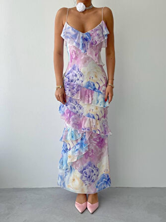 leyla sanat sanata yeni bir bakış açısı Pivara İp Askılı Elbise