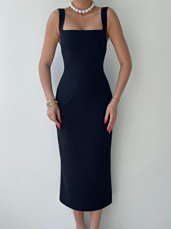 leyla sanat sanata yeni bir bakış açısı Martin Askılı Kalem Elbise