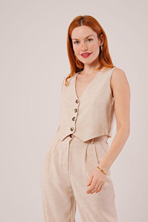 leyla sanat sanata yeni bir bakış açısı Kırçıllı Desen Bej Takım